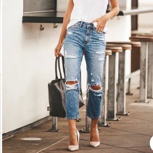 Kancan distressed jeans